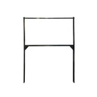 Futech – Porte-enseigne métallique LS003 pour pelouse, 32 x 25 x 1 (po), noir-Cadre de 25 larg. x 32 haut. (po) ; pour insert de 24 larg. x 12 haut. (po)