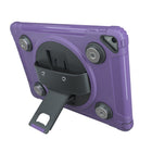 Étui magnétique anti-éclaboussures CTA Digital avec plaques en métal pour iPad 10.2" Gen 7 et 8, Air 3, 10.5" Pro - Violet-L'étui en silicone et le protecteur d'écran peuvent être nettoyés et désinfectés facilement