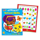 TREND enterprises Inc. - Livre d'activités à section effaçable, School Skills, préscolaire : prématernelle, maternelle-Multicolore