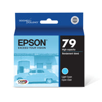 Epson - Cartouche d'encre 79 - Grande capacité - Cyan clair-Textes nets et couleurs brillantes pour des impressions de grande qualité, encre à séchage rapide
