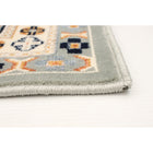 eCarpetGallery Tapis Qashqai Sarcelle 5'3" x 7'3"-Style Borde, Geometrique, Traditionnel