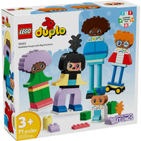 LEGO - Duplo Town, des personnages à construire avec de grandes émotions-Le jouet personnalisable permet aux tout-petits âgés de 3 ans et plus de faire preuve de créativité tout en explorant les émotions