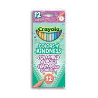 Crayola - Crayons de couleur Colours of Kindness - Paquet de 12-Le matériel et les activités artistiques Crayola aident les enfants à s'exprimer, à créer et à interagir en jouant avec la couleur.