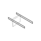 Accessoire pour classeur latéral de 36 po, barres côté à côté, paq/2 (pour classeurs de marques Staples et Global uniquement)-Utilisez pour les dossiers suspendus de format lettre, dans les classeurs latéraux de 36 po