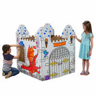 Bankers Box - Maison de jeu Au jeu - 37 l x 37 L x 43 H po - Château-Colorie ta maison : Votre enfant peut décorer sa maison comme il le souhaite avec des marqueurs, des crayons de couleur ou de la peinture, ce qui lui permet d'exercer sa créativité