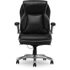 Serta - Fauteuil de direction Brinkley SMT, 27 1/2 po l x 30 po P x 43 po à 46 po H - Noir-Cuir contrecollé noir avec accents
en maille grise