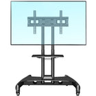 North Bayou - Support mobile de téléviseur avec tablette ajustable, pour téléviseursde 32 à 65 po-Convient à la plupart des téléviseurs à écran plat de 32 à 65 po