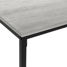 Monarch Specialties - 3796 Table De Salon - 40 po L/Gris/Metal Noir-10