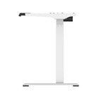 Bureau assis-debout électrique de 23,5 L po de TygerClaw - Blanc-Dimensions: 25,6 L x 23,6 L x 48,5 H po