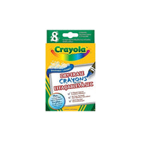 Crayola - Crayons de cire effaçables à sec, paquet de 8-Crayons de cire, lavable et à effacement sec