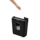 Fellowes - Déchiqueteur Powershred 6M à coupe micro, 6 feuilles-Déchiquetage continu jusqu'à 7 minutes avant qu'une période de refroidissement soit nécessaire, ce qui vous permet de réaliser de petits travaux de déchiquetage en une seule séance