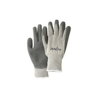 Zenith Safety - Gants à doublure molletonnée et à paume enduite de latex de caoutchouc naturel, taille 10, 24/paquet-Enveloppe en coton/poly tricoté sans coutures de calibre 10