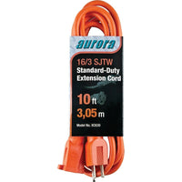 Aurora Tools - Rallonge de robustesse standard pour l’intérieur et l’extérieur, 10 pi-Conçu pour un usage industriel, commercial ou domestique