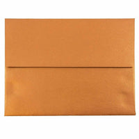 JAM Paper Enveloppe Stardream A2 à effet métallisé, cuivre, 250/paquet-Enveloppes cuivrées Stardream à effet métallisé