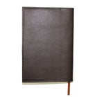 Ashlin ? Carnet Shakespeare moyen de 5 x 8 po, brun foncé (P9087-07-02)-Comprend un bloc de feuilles lignées ivoire élégant et rechargeable de 5,5 x 7,75 po