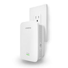 Linksys - Prolongateur de portée WiFi MaxStream AC1900Plus, unité unique, blanc-Technologie MU-MIMO de prochaine génération AC Wi-Fi