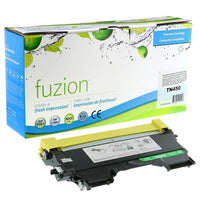 fuzion – Cartouche de toner reconditionnée Brother TN450 – rendement élevé – noir-Couleur de l’encre : Noir
