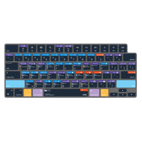 JCPal VerSkin Premiere Pro Protecteur de clavier avec raccourcis pour MacBook Pro 14"/16" (2021/2023) et MacBook Air 13"/15" (2022/2023/2024)-La peau ajustée et ultra fine (0,3 mm) protège le clavier des liquides, de la poussière et des débris