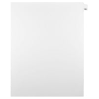 Mark Maker – Onglets séparateurs juridiques blancs, 1/25 onglets, format lettre, sans trous, numéro 151, 25/paquet-Onglets séparateurs blancs, 1/25 onglets