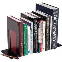 Merangue - Appui-livres anti-dérapants - 9 po - noir - Paquet de 2-Anti-dérapant pour protéger les meubles
