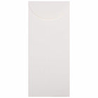 JAM Paper #11 Policy Commerciales Enveloppes Strathmore - 4,5" x 10,375" - Blanc Brillant Tissé - Paquet de 25-Couleur : Blanc brillant