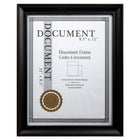 Office Works - Ensemble de cadres pour documents - 8,5 po x 11 po - noir classique - Paquet de 12-Mesure: chaque cadre photo mesure 21,6cm x 27,9cm (8,5" x 11'') et contiendra parfaitement n'importe quel document ou certificat