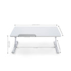 Can-Bramar - Support pour ordinateur portable - Gris-S’incline jusqu'à 36 degrés et comprend un rebord pour ordinateur portable