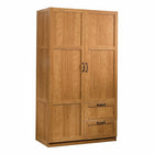 Sauder – Armoire de rangement fini bois clair-Armoire de rangement