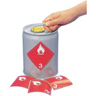 Étiquettes TMD, liquides inflammables, SAG861, 2/paquet-Matériau : Vinyle