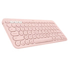 Logitech Clavier Bluetooth Multidispositif Sans - Fil K380 - Rose-Compact et léger, ce clavier Bluetooth vous permet de travailler en même temps sur plusieurs appareils, où que vous soyez. Fonctionne sur PC, laptop, téléphone et tablette