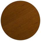Flash Furniture – Table d’activités ronde, 42 po, dessus stratifié haute pression 1,25 po, pattes préscolaires réglables, chêne-Forme : ronde