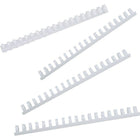 GBC Bandes de reliure CombBind, 3/8 po, blanches, bte/100-Capacité de 1à 60 feuilles