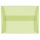 JAM Paper Enveloppes translucides A10, vert feuille, 50/pqt-Enveloppes en papier translucide vert feuille