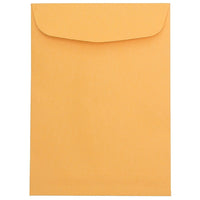 JAM Paper Enveloppes à ouverture au sommet, 7,5 x 10,5 po, papier kraft brun, 100/paquet (29215)-7,5 x 10,5 po