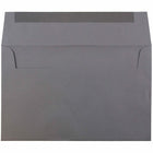 JAM Paper Enveloppes A10 simples, gris foncé, 250/paquet-Intérieur vierge où écrire un mot personnalisé