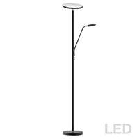 Lampadaire DEL Mother & Son, finition noire satiné-1