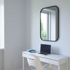 Miroir mural rectangle Umbra Hub noir-5