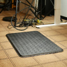 AnthroDesk - Tapis confort antifatigue pour position debout - 30 po x 18 po - noir-Agit comme un coussin pour vos pieds et améliore la circulation sanguine pour maximiser le confort lorsque vous êtes debout