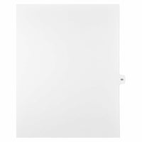 Mark Maker – Onglets séparateurs juridiques blancs, 1/15 onglets, format lettre, sans trous, numéro 99, 25/paquet-Onglets séparateurs blancs, 1/15 onglets