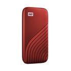 Western Digital - Disque SSD externe My Passport 2 To USB 3.2 - Rouge-Construction durable : Dispose d’un design métallique audacieux qui est suffisamment résistant pour gérer tout ce qui se présente à vous. Sa construction résistante aux chocs et aux vibrations résiste à des chutes allant jusqu’à 1,98 m (6,5 pi)