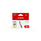 Canon - Réservoir d’encre CLI-281 Y, haut rendement, très grand, jaune (2036C001)-Jaune
