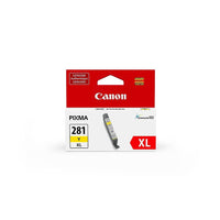 Canon - Réservoir d’encre CLI-281 Y, haut rendement, très grand, jaune (2036C001)-Jaune