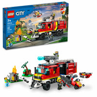 LEGO - City Le Camion d’Intervention des Pompiers - 502 pièces-Ensemble de jeu de pompier multi-fonctions pour les enfants de 7 ans et plus
