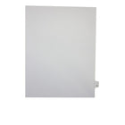 Mark Maker – Onglets séparateurs juridiques blancs, 1/26 onglets, format lettre, sans trous, lettre X, 25/paquet-Onglets séparateurs blancs, 1/26 onglets