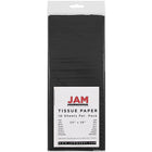 JAM PaperMD – Papier de soie, noir, 10 paquets de 10 (1152348g)-Noir
