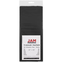 JAM PaperMD – Papier de soie, noir, 10 paquets de 10 (1152348g)-Noir