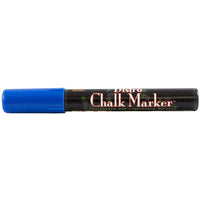 JAM Paper – Marqueur craie à pointe large, bleu (526480BU)-Ces marqueurs craies polyvalents peuvent être utilisés sur n’importe quelle surface non poreuse, telle que : Les tableaux blancs, les panneaux lumineux, les tableaux noirs, les fenêtres, les pare-brise et plus encore!