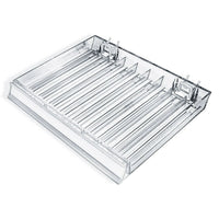 Azar Displays – Plateau à 9 compartiments pour vernis à ongles avec rabat à l’avant, 12 x 9,5 po, 2/paquet (225509)-Présentoirs sur panneau perforé ou sur mur avec lattes, présentoirs de sol, présentoirs muraux