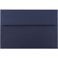 JAM Paper Enveloppes format livret à fermeture gommée, 5 1/2 x 8 1/8 po, bleu marine, 100/pqt-Bleu marine