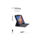 Logitech - Étui clavier iPad Air (3e génération) | Slim Folio avec clavier sans fil intégré - Graphite-Rangement pour Logitech Crayon et Apple Pencil (1re génération): dessinez, écrivez, puis rangez votre Logitech Crayon ou Apple Pencil dans son support pour ne jamais le perdre ou l'oublier.